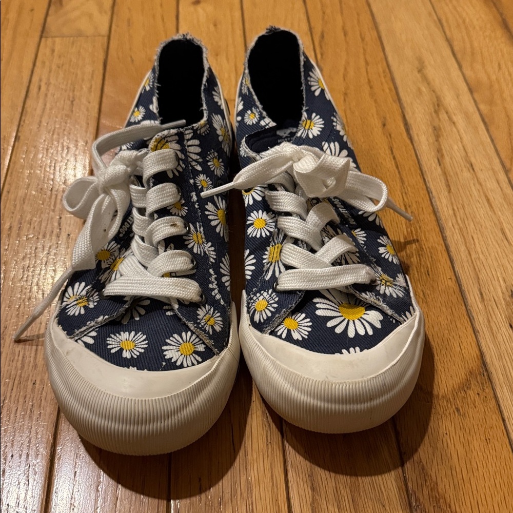 Rocket Dog Dark Blue Floral Slip-Ons